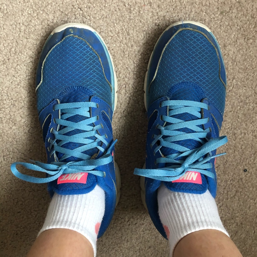 Nike blue flex experience run 3 sneakers